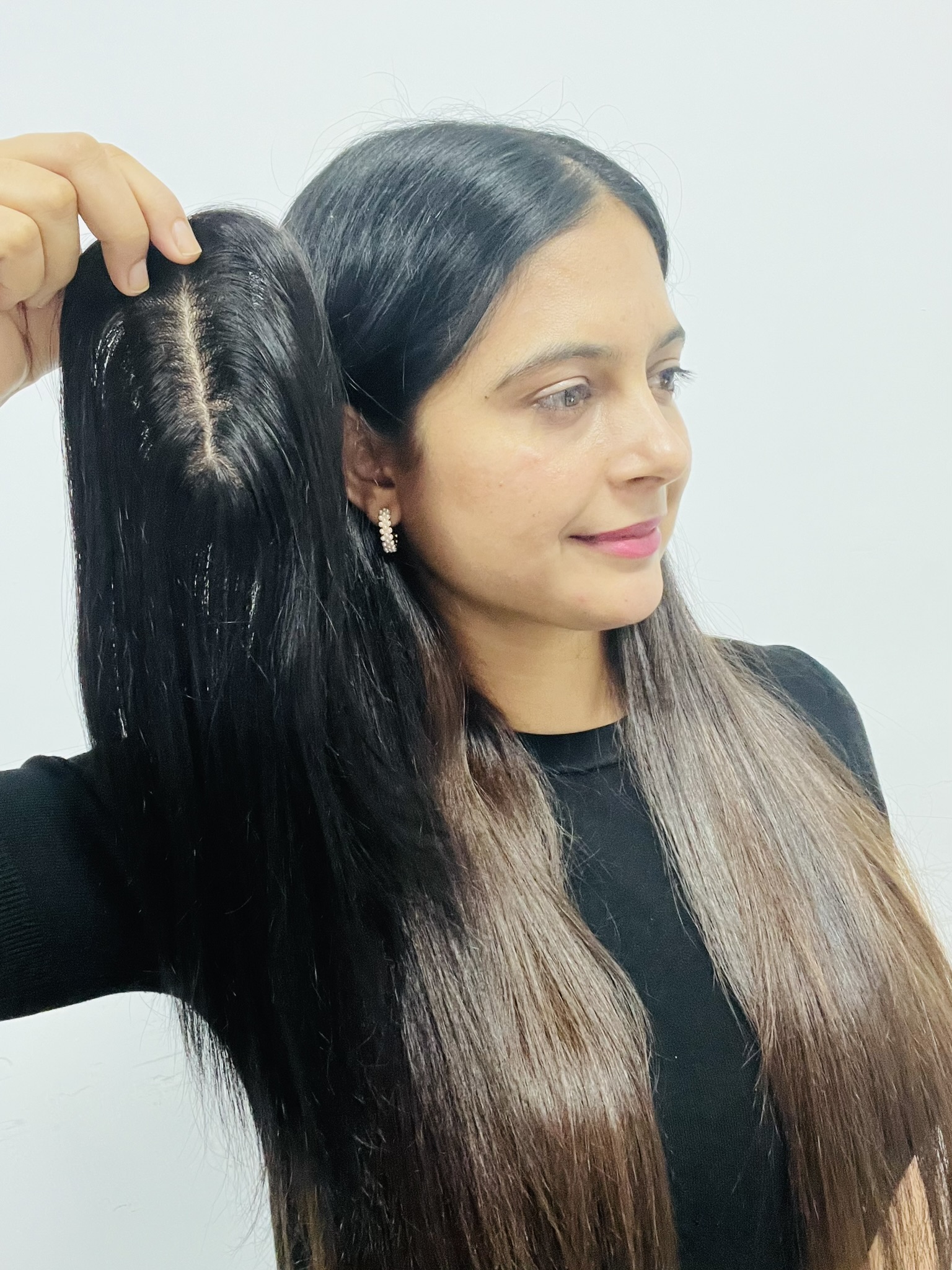 2x5 Scalp topper hair extension