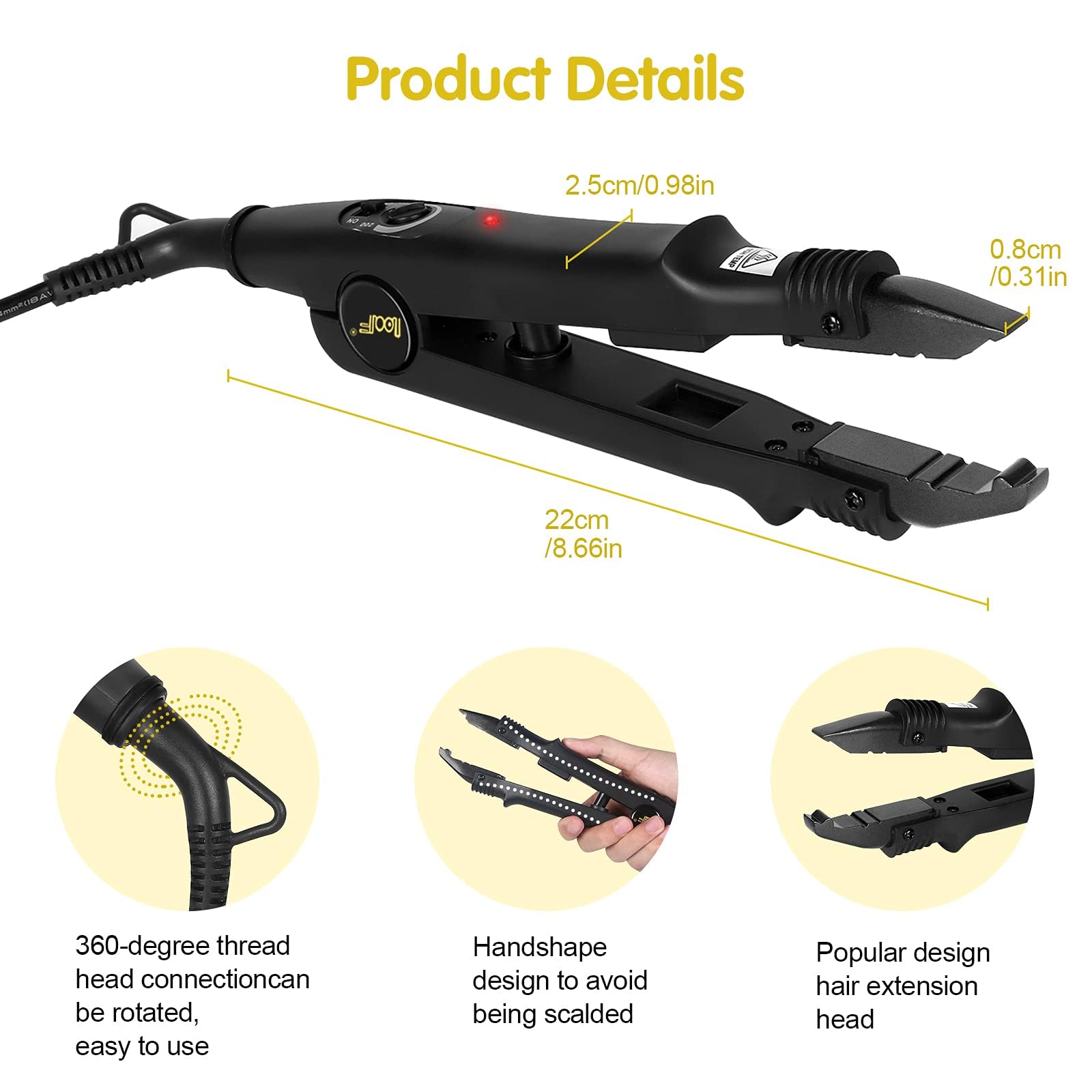 Hair extensions machine U.5