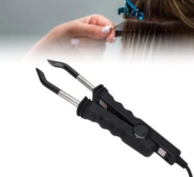 Hair extensions installation iron