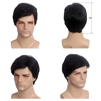 Silky Wigs- Male Full Head Wig