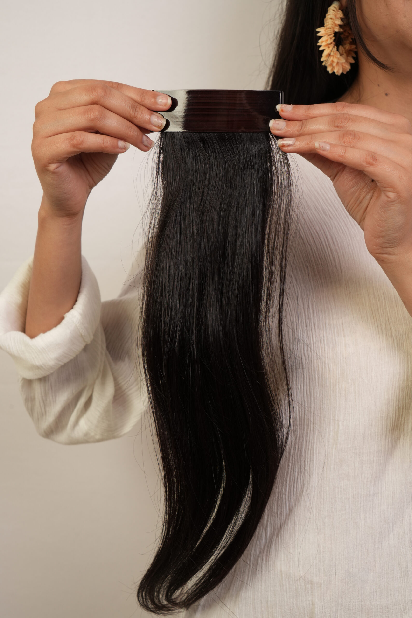 Flat Clip Ponytail Extension