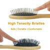 Loop Brush Wig Comb Wooden