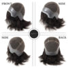 Male Full Head Human Hair Wig