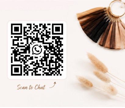 Silky Hair Color Match WhatsApp QR Code