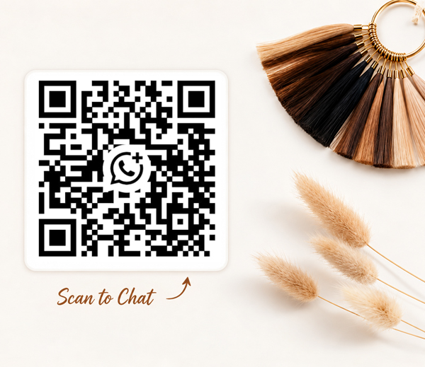 Silky Hair Color Match WhatsApp QR Code