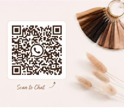 Silky Hair Color Match WhatsApp QR Code